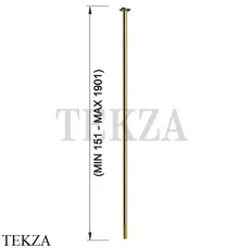 Gessi INCISO Излив для раковины потолочный под размер 15-190 см 58299-246, Gold PVD