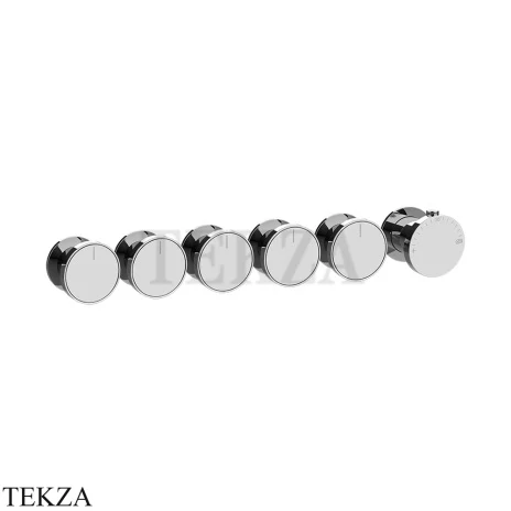Gessi Origini NATURE Термостат для душа 5 потока, внешняя часть 66340-031, хром глянец