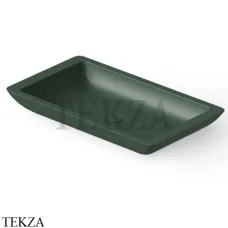 Dea Design Washbasins Раковина настольная 80х45 Solid Surface DD9013 800 11, Dark Green №11