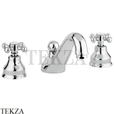 Migliore Lady Смеситель для раковины на 3 отверстия, с донным клапаном 18830, хром глянец