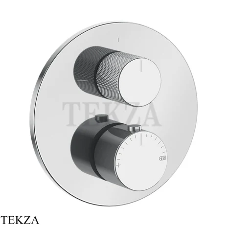 Gessi ANELLO Термостат для душа, 2 потока, внешняя часть 63135-031, хром глянец
