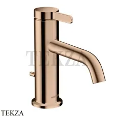Axor ONE Смеситель для раковины 70, с донным клапаном 48000300, Polished Red Gold
