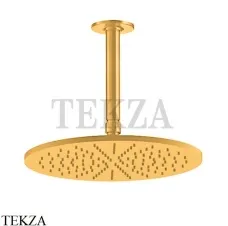 Gessi INCISO SHOWER Верхняя душевая лейка с кронштейном 58252-246, Gold PVD