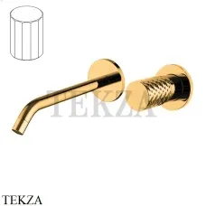 FIMA Carlo Frattini Spillo TECH V Смеситель для раковины, внешняя часть F3051TWLX8VOR, золото глянец