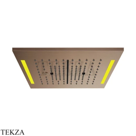 Gessi COLOUR Накладная душевая панель 350, 4 функции 57876-708, Copper Brushed PVD
