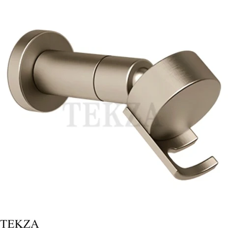 Gessi HI-FI Держатель для ручного душа поворотный 63057-149, Finox Brushed Nickel