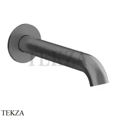 Gessi Origini MATERIC Излив для ванны настенный монтаж 66103-706, Black Metal PVD