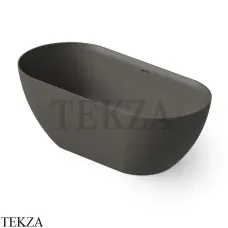 Dea Design Edge Ванна отдельностоящая овальная 160x75 Solid Surface DD8919 1600 5, Graphite №5