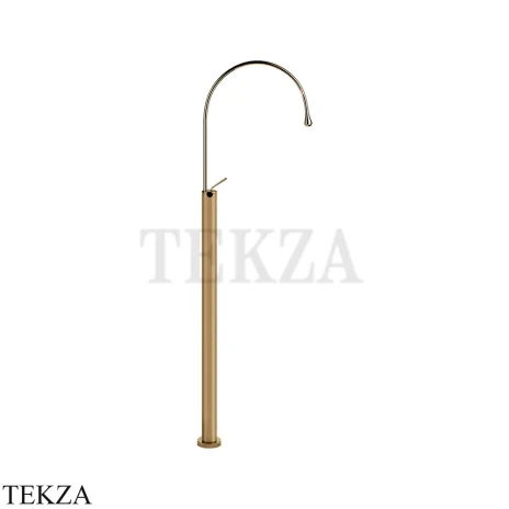 Gessi Goccia Смеситель для раковины напольный, внешняя часть 33630-735, Warm Bronze PVD