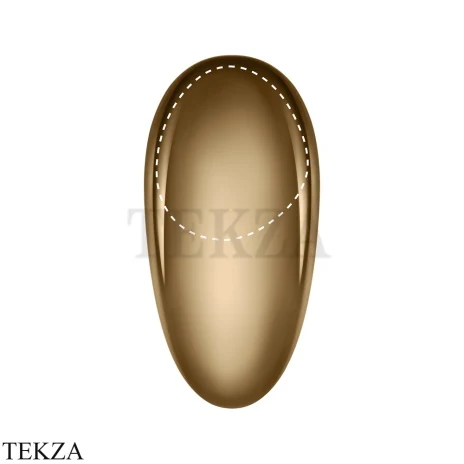 Gessi Equilibrio Излив для раковины на столешницу 52001-735, Warm Bronze PVD