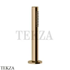 Gessi Душевой комплект на борт ванны, шланг, держатель 63327-735, Warm Bronze