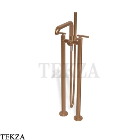 FIMA Carlo Frattini Park Line Смеситель для напольный, внешняя часть F1304/4ZS, Brushed Amber Bronze