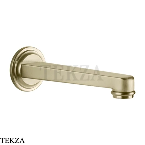 Gessi VENTI20 Излив настенный для ванны 65103-727, Brushed Brass PVD