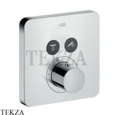 Axor Citterio E Термостат для душа, 2 потребителя, внешняя часть 36707000, хром глянец
