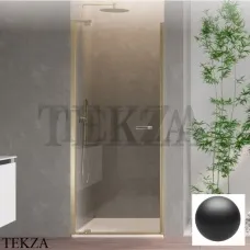 Duka natura 4000 Дверь в нишу распашная 90 крепеж слева, A-DTNL900BLPA10, black pearl