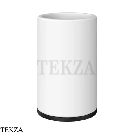 Gessi INCISO accessories Стакан настольный, композит белый 58531-299, Black XL