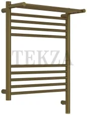 Сунержа Богема 3.1 Полотенцесушитель электрический с полкой 600х500 МЭМ правый 05-6007-6050, Состаренная бронза