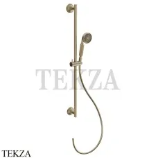 Gessi VENTI20 Штанга в комплекте с душевой лейкой, шланг 65143-726, Warm Bronze Br. PVD