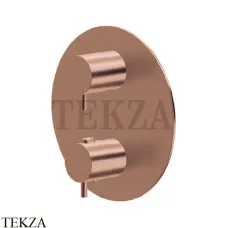 Newform X-Steel 316 Термостат для душа 2,3,4,5 потока, внешняя часть, 69663EX.59.067, PVD Brushed copper bronze