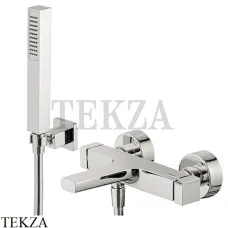 FIMA Carlo Frattini Zeta Смеситель для ванны с гарнитуром F3964SN, Brushed nickel