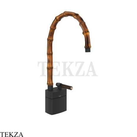 Gessi Jacqueline Смеситель для раковины средний, без донного клапана 77229-299, черный матовый