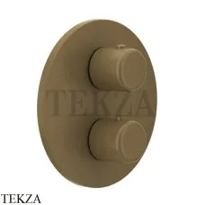 Gessi Goccia Термостат для душа на 3 выхода, внешняя часть 33846-713, Antique Brass