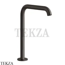 Gessi 316 FLESSA Излив для раковины на столешницу 54093-707, Black Metal Brushed