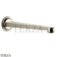 Gessi VENTI20 Излив настенный для раковины 24,3 см 65101-720, Nickel PVD