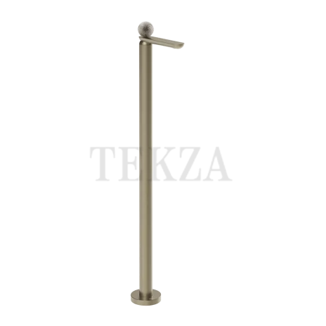 Gessi Perle Смеситель для раковины напольный, внешняя часть 74695-720, никель глянец