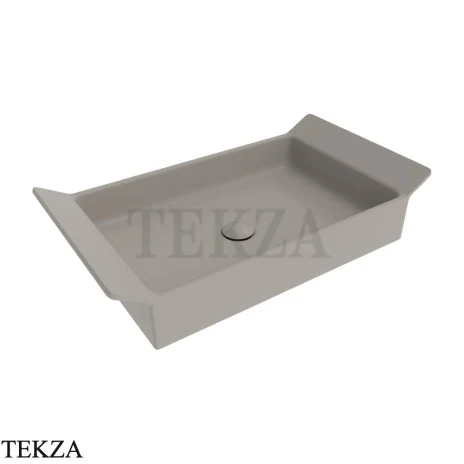 Flaminia BOX 60 раковина накладная BX60ACEN, серый Cenere матовый