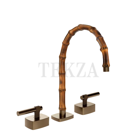 Gessi Jacqueline Смеситель для раковины на 3 отв., без донного клапана 77015-761, бронза Coffee