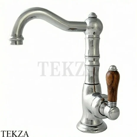 Nicolazzi Cinquanta Смеситель для раковины высокий, с донным клапаном Forest, 3458CR77C, хром глянец