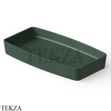 Dea Design Washbasins Раковина настольная 68х36 Solid Surface DD9001 680 11, Dark Green №11