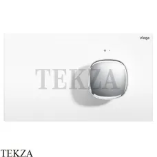 Viega Prevista Visign for More 202 Панель смыва электронная с подсветкой 773465, белый/металл хромированный