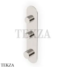 Zucchetti Todd Термостат для душа на 2 потока, внешняя часть ZTD664.C3, brushed nickel
