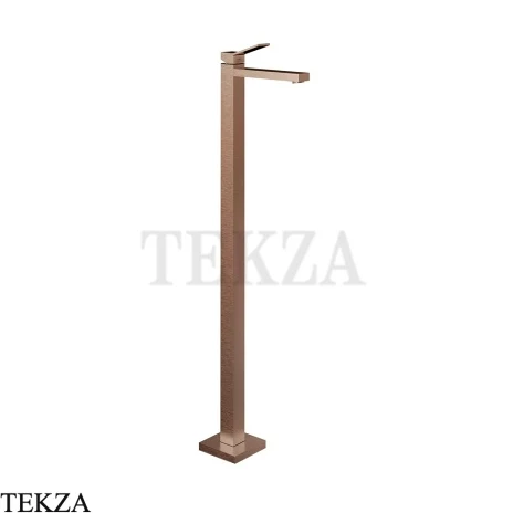 Gessi RETTANGOLO K Смеситель для раковины напольный, внешняя часть 53095-708, Copper Brushed PVD