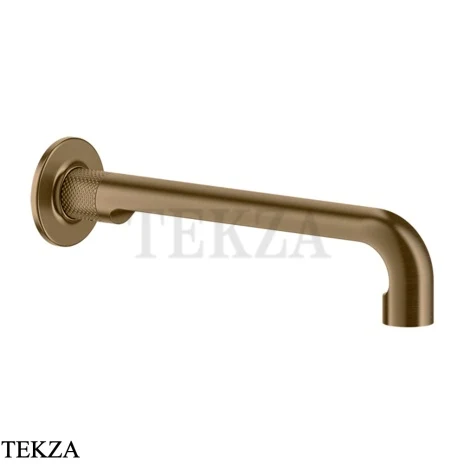 Gessi INCISO Излив для раковины настенный длинный 58101-791, Deep Bronze Br. PVD