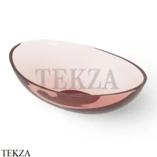 Dea Design Washbasins Раковина настольная овальная Glasstech DD9039 420 R5, Pomegranate R5