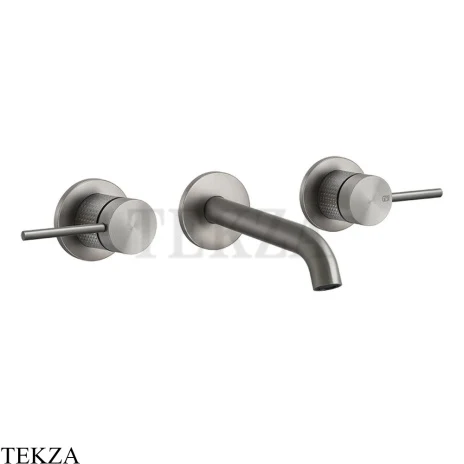 Gessi 316 CESELLO Смеситель для раковины излив длинный, внешняя часть 54494-239, Steel Brushed