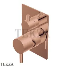 Ritmonio Diametro35 S Смеситель для душа, 2 потока, внешняя часть PR52GC111 F33, Brushed Rose Gold Ritmonio Diametro35 S Смеситель для душа, 2 потока, внешняя часть PR52GC111 F33, Brushed Rose Gold