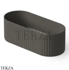 Dea Design Stripes Ванна отдельностоящая овальная 170x72 Solid Surface DD8804 1700 4, Light Grey №4