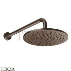 Gessi Origini WARM Верхний душ настенный, поворотный 66148-845, Dark Bronze