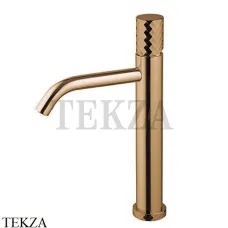 FIMA Carlo Frattini Spillo TECH X Смеситель для раковины, с донным клапаном F3031TLXSXZS, Brushed Amber Bronze