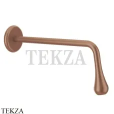 Gessi Goccia Излив для раковины настенный, длинный 33719-125, Copper Brushed