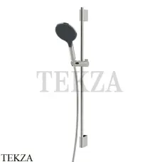 Bossini  APICE Душевая штанга 90 см, c круглой лейкой Easy-Clean DA5059-N.094, никель Brushed