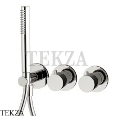 FIMA Carlo Frattini Spillo UP Термостат для душа с гарнитуром F3149WX9SN, Brushed nickel