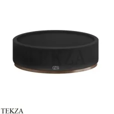 Gessi 316 ACCESSORIES Мыльница настольная, композит черный 54726-708, Copper Brushed