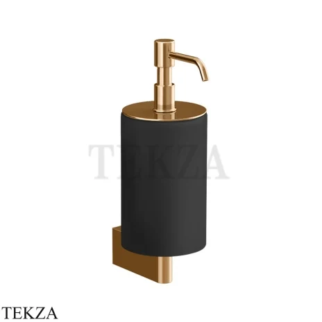 Gessi Origini Дозатор для жидкого мыла настенный, черный 66414-735, Warm Bronze PVD