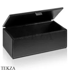 Decor Walther BROWNIE BMD2 Бокс для ванных принадлежностей 0930260, черный матовый эко-кожа