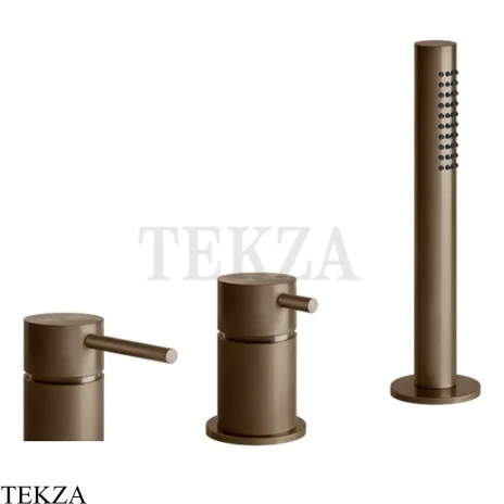 Gessi 316 BATH Смеситель для ванны, без излива 54043-761, Coffee Bronze Brushed PVD